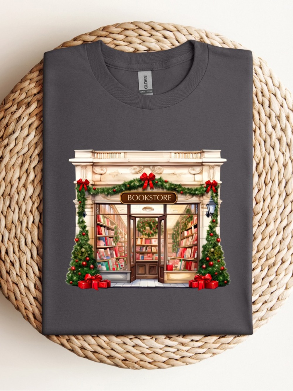 Christmas Bookstore T-Shirt